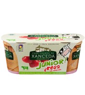 Yogur Cremoso Ecológico Junior Con Fresas Casa Grande De Xanceda Pack 2x125 G.