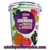 Yogur Cremoso Trozos Frutas Bosque, Hacendado, U - 500 G