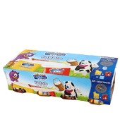 Yogur De Fresa Y Plátano Carrefour Kids Pack De 8x125 G.