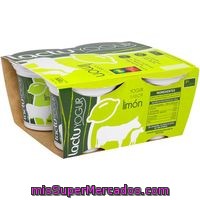 Yogur De Limón Lactuyogur, Pack 4x125 G