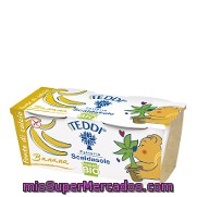 Yogur De Plátano Kids Bio Teddi Pack 2x115 G.