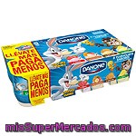 Yogur De Sabores Surtidos Danone Pack De 8x125 G.