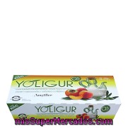 Yogur Denatado De Melocotón Con Aceite De Oliva Yoligur Pack 2x125 G.