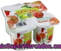 Yogur Desnatado Con Melocotón Auchan 4 Unidades De 125 Gramos