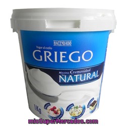 Hacendado Yogur griego fresa Pack 6 x 125 g - 750 g