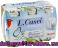 Yogur L.casei Desnatado Sin Materia Grasa (leche Fermentada Desnatada Para Beber, Con Edulcorantes) Auchan Pack De 6 Unidades De 100 Gramos