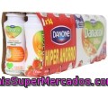 Yogur Líquido De Fresa Danacol De Danone Pack 14 Unidades De 100 Gramos