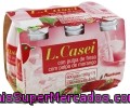 Yogur Líquido Lactocasei Con Sabor A Fresa Auchan 6 Unidades De 100 Gramos