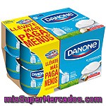Yogur Natural Azucarado Danone, Pack 12x125 G