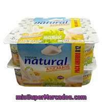 Yogur Natural Azucarado, Hacendado, Pack 12 X 125 G - 1,5 Kg