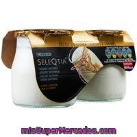 Yogur Natural De Leche De Cabra Eroski Seleqtia, Pack 2x125 G