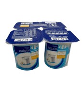 Yogur Natural Desnatado Carrefour Pack 4x125 G.