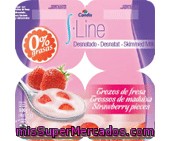 Yogur
            S.line Desnatado Con Fresa 4 Uni