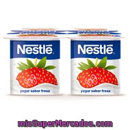 Yogur Sabor Fresa Nestlé Pack De 4x120 G.