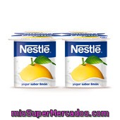 Yogur Sabor Limón Nestlé Pack 4x125 G.