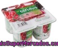 Yogur Sin Grasas Con Bifidus, Fresas Y Frutas Del Bosque (leche Fermentada Desnatada Con Fresas Y Frutos Del Bosque Y Bifidobacterias. Con Azúcar Y Edulcorantes) Auchan Pack De 4 Unidades 125 Gramos