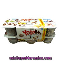 Yogur Yogomix Con Cereales Chocolateados Variados Para Mezclar (2 Disquitos, 2 Copos Maiz Y 2 Bolitas) *vuelta Al Cole*, Hacendado, Pack 6 X 150 G - 900 G
