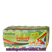 Yogures Con L.casei Sabores Carrefour Pack 12x100 G.