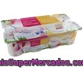 Yogures Con Sabor A Fresa Y Plátano Auchan Pack 8 Unidades De 125 Gramos