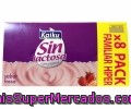 Yogures Sabor Fresa Sin Lactosa Kaiku Pack De 8 Unidades 125 Gramos