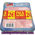 York Cocido Para Sandwich Campofrío, Pack 2x160 G
