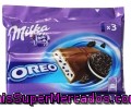 Zack Oreo (barrita De Chocolate Con Leche Con Trozos De Galleta Con Cacao (17%) Y Relleno Cremoso (34%) Sabor Vainilla) Milka Pack De 3 Unidades 41 Gramos