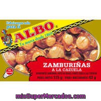 Zamburiña En Salsa Vieira Albo, Lata 120 G