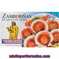 Zamburiñas En Salsa Vieira Vigilante, Lata 115g