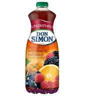Zumo Antioxidante Naranja, Mora, Uva Y Frambuesa Don Simón 1,5 L.