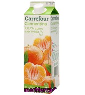 Zumo Clementina 100 % Exprimido Carrefour 1 L.