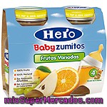 Zumo De Frutas Desde 4º Mes Hero, Pack 2x130 Ml