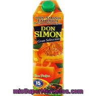 Zumo De Naranja Exprimida Con Pulpa Zumosol 200 Ml.