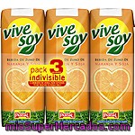 Zumo De Naranja Vivesoy Pack 3x25 Cl.