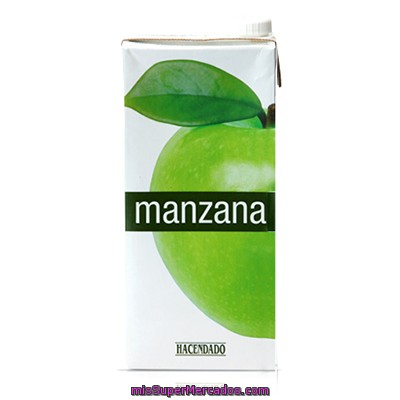 Zumo Manzana, Hacendado, Brick 1 L