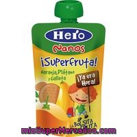 Zumo Naranja, Plátano Y Galletas Hero Nanos 100 G.