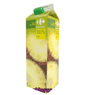 Zumo Natural De Piña Carrefour 1 L.