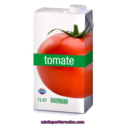 Zumo Tomate, Hacendado, Brick 1 L